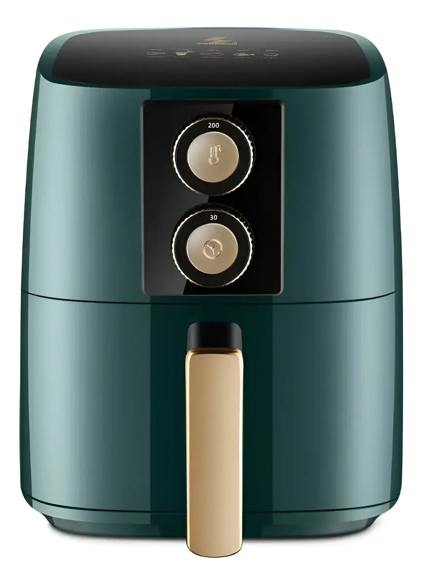 Fritadeira Elétrica Sem Óleo/air Fryer 4,5l Cor Verde-escuro