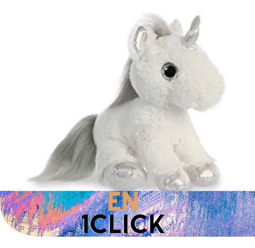 Peluches Aurora Sparkle Tales Unicornio Plata Juguetes Niños