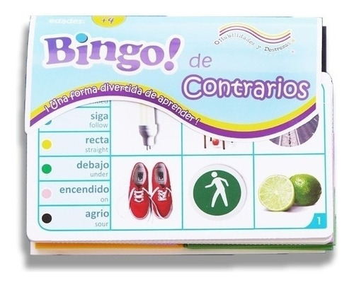 Juegos Mesa Bingo Para Aprender Educativo Tarjetas Fichas