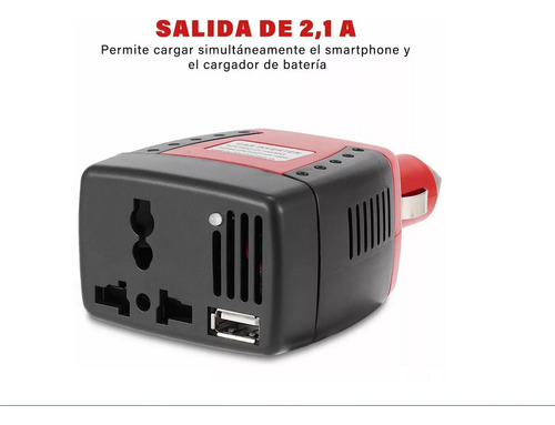 Inversor Corriente Tensión Coche Convertidor 12v 110v 150w