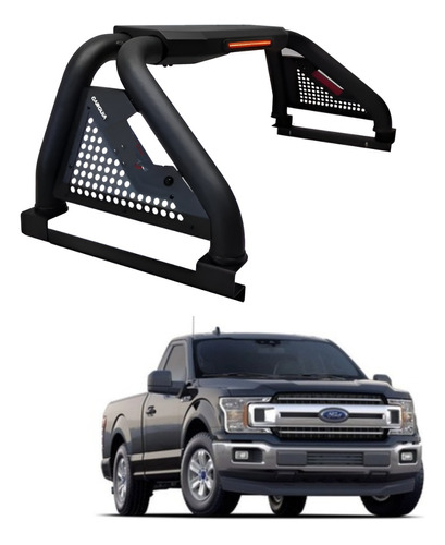 Roll Bar Batea Ford Lobo F-150 2015 A 2024 Con Luz De Freno