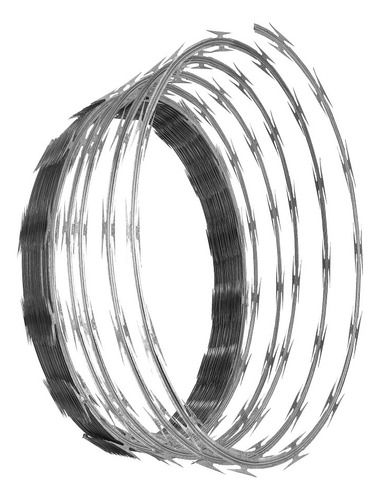 Alambre Concertina Galvanizado 15 M X 50 Cm Cerco Electrico