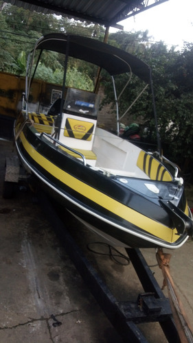 Lancha Amazon 18 Motor 90 Hp Mercury Própria Pra Pesca.