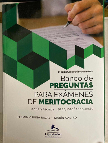 Banco De Preguntas Para Exámenes De Meritocracia 2020