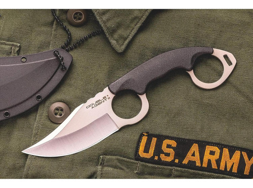 Cuchillo Táctico Cold Steel Double Agent Ii 7.62cm Acero