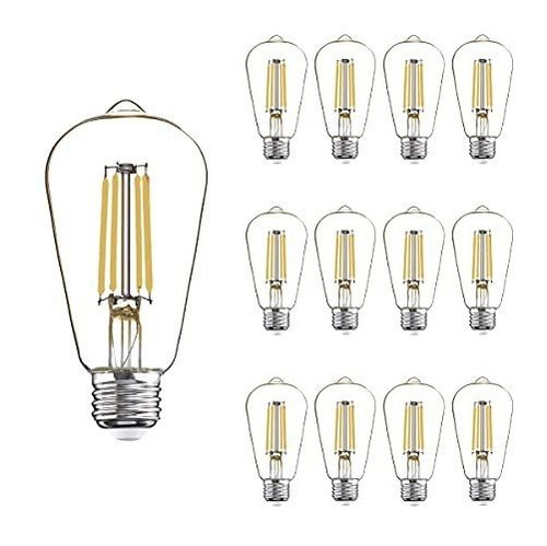 12 Pack Led   Bulbs 40w Equivalent,4 Watt Led Filament ...