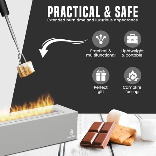 Mg - Chimenea De Mesa Smores Maker Chimenea De Metal Para In