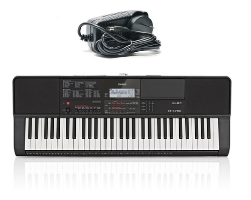 Teclado Casio Organo Ct-x700 Sensitivo 5 Octavas + Fuente 