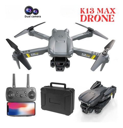 Drone K13 Max Con 2 Cámaras Hd 4ky Control Remoto