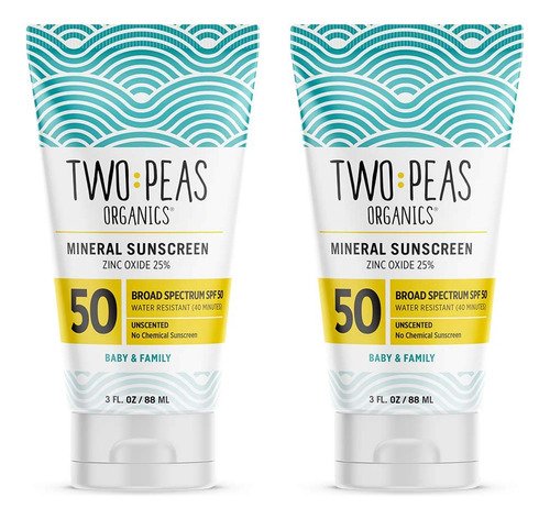 Two Peas Organics - Locin De Proteccin Solar Spf 50 Totalmen