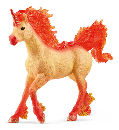 Unicornio De Fuego Elementa Figura De Juguete 5 Años