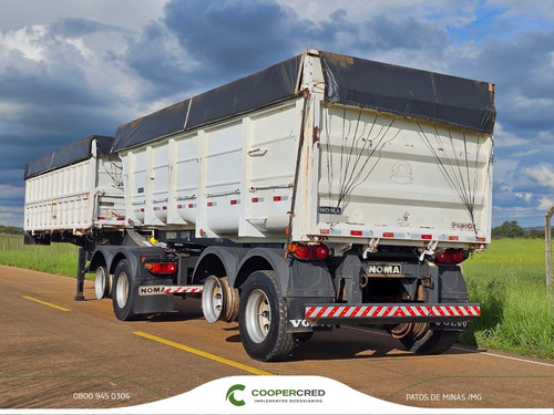Carreta Bi Caçamba 2014 Noma 20m³+fominha 4 Eixos Lona Fácil
