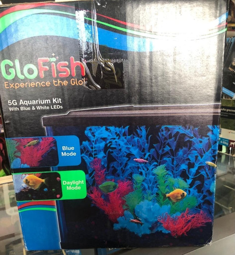 Kit De Acuario Glofish Con Luz Led Y Filtro Incluido, 18.9 L