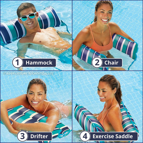 Flotador Salvavidas Inflable Xl Para Alberca De 130x80 Cm