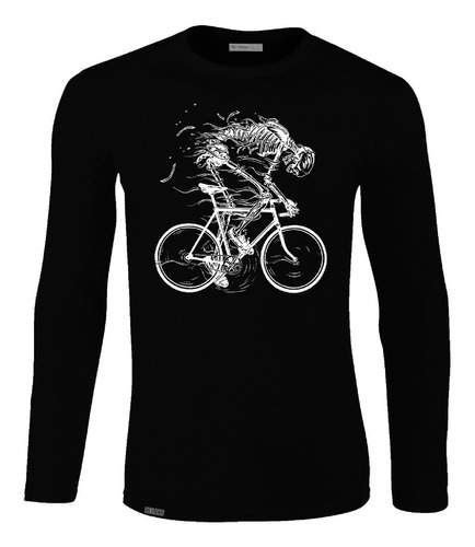 Camiseta Esqueleto Bicicleta Bicycle Graphic Inp Hombre Eol 