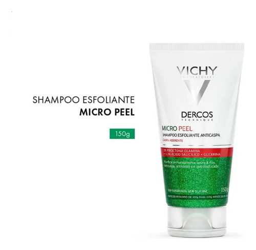Shampoo Esfoliante Anticaspa Dercos Micropeel 150g Vichy