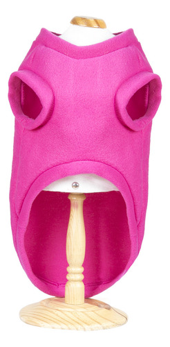 Agasalho De Inverno Soft Pink Tamanho Gg Para Cachorro Até 11kg