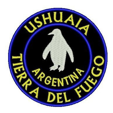 Patch Bordado Ushuaia Argentina (moto, Viagem,turismo)