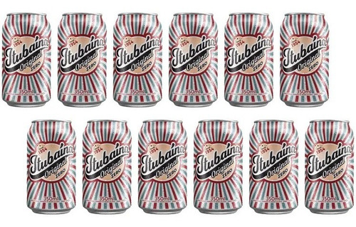 Refrigerante Tutti-frutti Zero 350ml Pack 12 Latas Itubaína