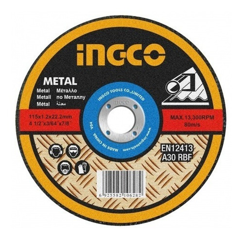 Disco Corte Ingco Metal 405 Sensitiva (16 ) Mcd304051 - Smf