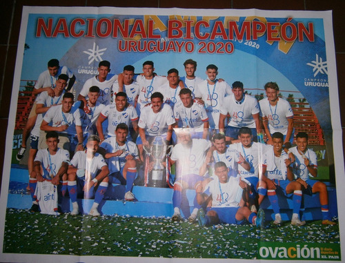 Super Poster Nacional Bicampeon Uruguayo 2020