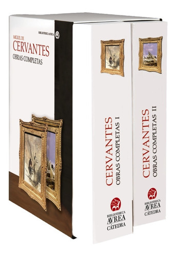 Estuche Obras Completas Cervantes Volumen I Y Ii, De Miguel De Cervantes. Editorial Cátedra En Español