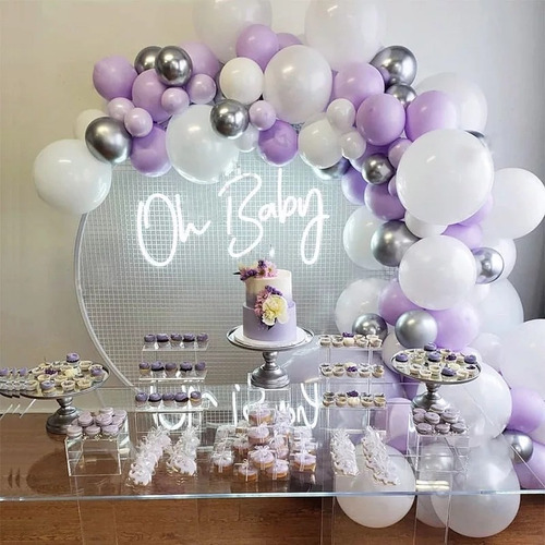 Pack 130 Globos Pasteles Arco Combinacion Que Quieras !!