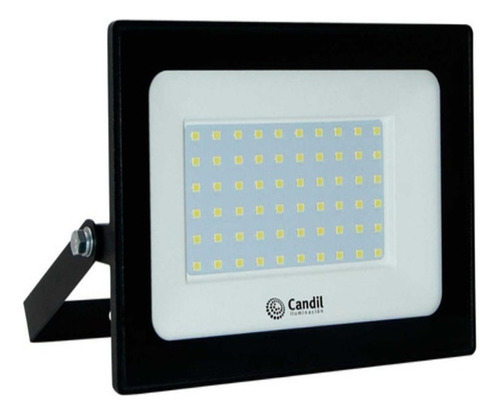 Reflector Proyector Led 50w Exterior Intemperie Spot Candil Carcasa Negro Luz Blanco neutro 220V