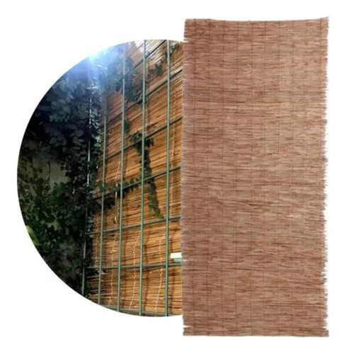 Jogo 05 Forro Esteira Bambu Natural Pergolado Revestimento
