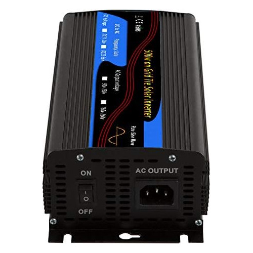 500w On Grid Tie Solar Inverter Pure Sine Wave Dc1128v ...