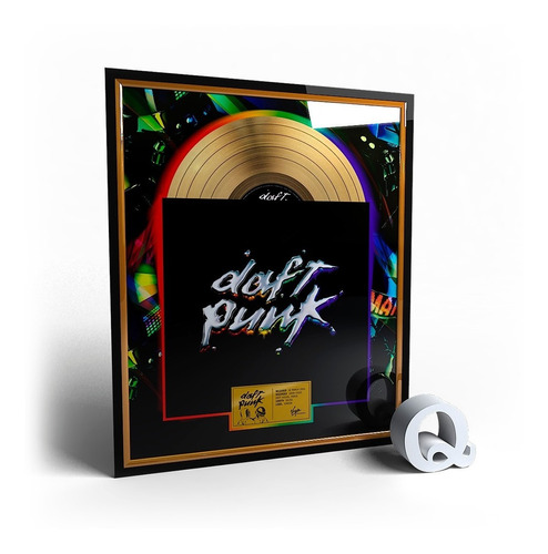 Marco Conmemorativo Disco De Oro - Daft Punk - Discovery