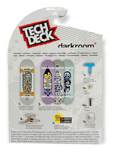 Imagen 2 de 2 de Fingerboard Pack X4 Skates Para Dedos Tech Deck Original