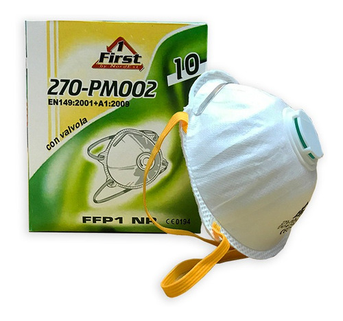 Mascarilla Respiratoria Con Válvula X10 Ffp1 Ce 0194