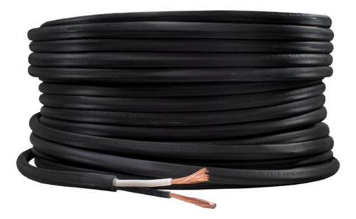 Cable Cca Uso Rudo Konect ME0131 2x12 100 Metros Negro