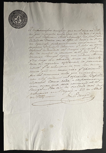 Colombia 1 Real Papel Sellado 1834 1835 Estado Nueva Granada