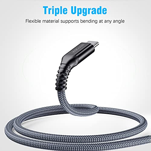 Cable De Carga C, Carga Rápida, Cable Usb C Largo, Cargador