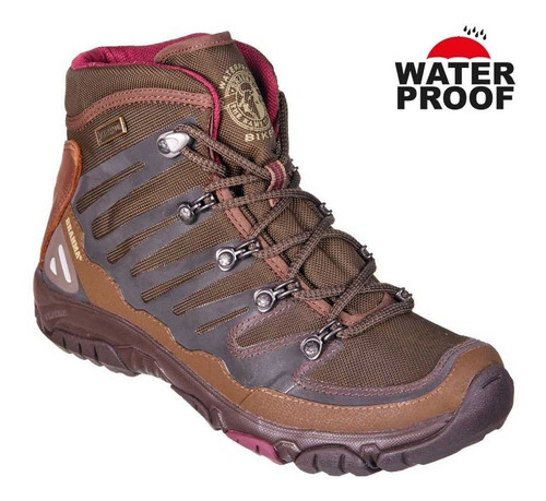 Bota Brahma Mujer Casual Montaña Impermeable Ref Tg2675 