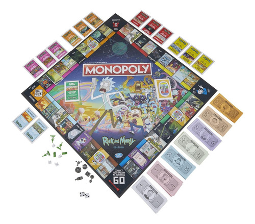 Hasbro MONOPOLY RICK AND MORTY EDITION RICK AND MORTY EDITION F4247 Inglés