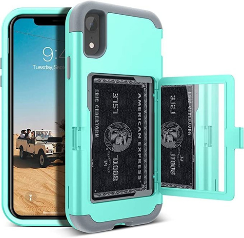 Welovecase Teléfono Xr Wallet Case Defender Wallet Diseño Co