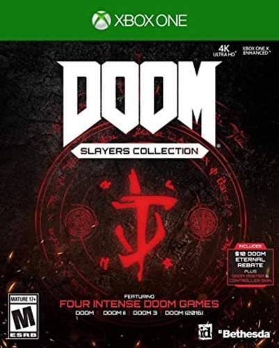 Doom Slayers Collection Xbox One Mídia Física Novo Lacrado