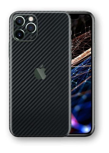 Imagem 1 de 1 de Película Skin iPhone 11 Pro Max Kingshield 3d Fibra Carbono