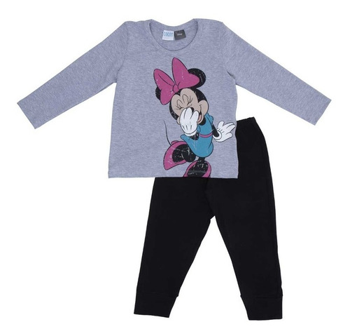 Pijama Nena Minnie Disney Manga Larga Invierno Cocot 20316