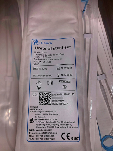 Cateter Doble J (stent Ureteral) Corta Duracion. 6fr/7fr/8fr