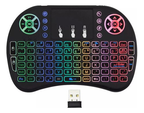Mini Teclado Inalambrico Bt Laptop Smartv Pc Keyboard 
