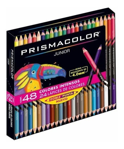 Colores Prismacolor Junior Caja Con 48 Colores