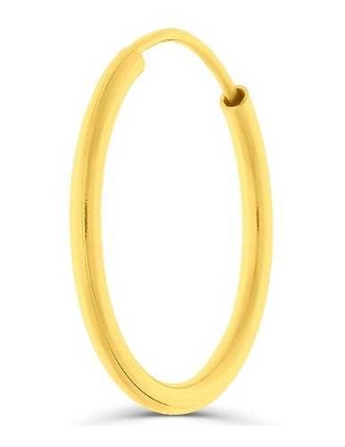 Arracada De Oro Amarillo 14k 18.5mm (1 Pieza)