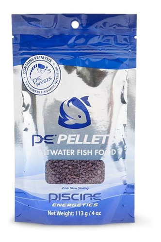 Pe Pellets Piscine Alimento Peces Agua Salada 4oz