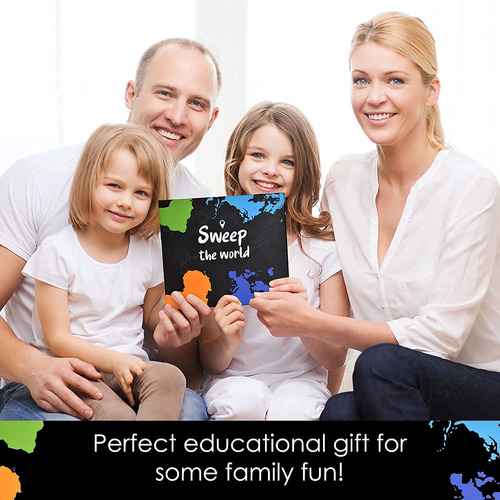 Sweep The World Juego De Cartas - Juego Interactivo De Geogr