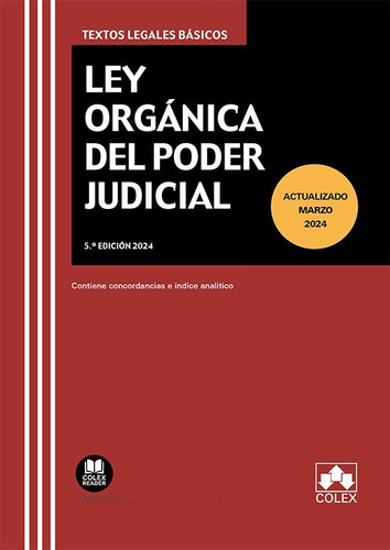 Libro Ley Organica Del Poder Judicial 5âª Ed - Aa.vv