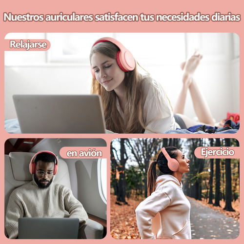 Audífonos Siindoo Jh-919 Color Rosa